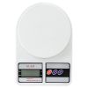 SF-400 10KG / 1g Kitchen Mail LCD Digital Scale White