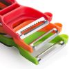 Kitchen Food Peeler 3pcs, Multifunction Kitchen Stainless Steel Peeler Set Food Peeler Set