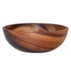 Polishing Salad Bowl Japanese Practical Wooden Soup Bowl Kitchen Supplies