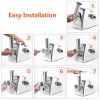 Electric Meat Grinder Sausage Maker with Handle White