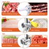 Electric Meat Grinder Sausage Maker with Handle White