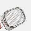 Square Electroplated Chip Basket Mini Fried Basket Fried Basket Customized Snack Food Basket