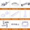 Electric Meat Grinder Sausage Maker with Handle White