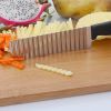 French Stainless Steel Wave Knife Professional Potato Cutting Melons And Fruits French Fries Cutter