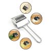 1Pcs Spaetzle Makers Non-Slip Handle Noodle Maker Manual Noodle Cutter Stainless Steel Tool