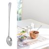 2PCS Kitchen Creative Stainless Steel Long Handle Spoon Office Coffee Spoon