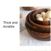 Polishing Salad Bowl Japanese Practical Wooden Soup Bowl Kitchen Supplies