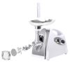 Electric Meat Grinder Sausage Maker with Handle White