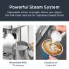 Geek Chef 20 bar espresso machine,  with milk frother, 1.8 liter water tank, stainless steel