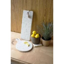 Terrazzo Cutting Board - Round With Hole