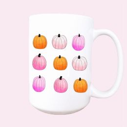 Pumpkins ceramic coffee mug