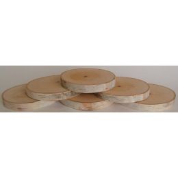 Birch Log Coasters set of six