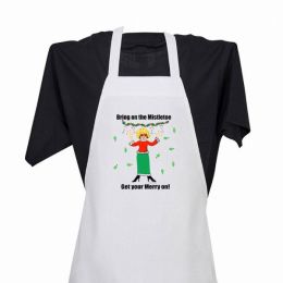 Apron Mistletoe/Merry On