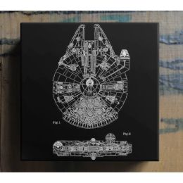 Set of 2 Star Wars Inspired Ceramic Coasters | By Trebrh Designs