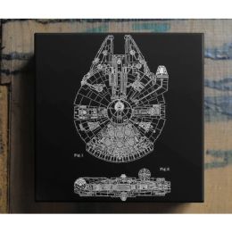 Set of 4 Star Wars Inspired Ceramic Coasters | By Trebrh Designs