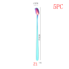 1PC/5PCStainless Steel Long Handle Stainless Steel Tea Spoon Coffee Ice Cream Spoon