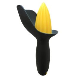 Kitchen Accessories Orange Lemon Press Tool Convenience Manual Squeezer Citrus Portable Juicer (Color: Black)