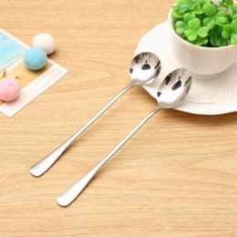 Kitchen Creative Stainless Steel Long Handle Spoon (Color: Silver)