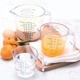 150/300/600ml Handle Water Milk Egg Scale Measuring Cup Mug Measurement Tool (Color: Pink)