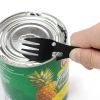 Camping Fork Spoon Multi Function Spoon 5 In 1 Integrated Fork Spoon Outdoor Fork Spoon Picnic Cutting Knife Bottle Can Opener