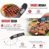 Ultra-thin Foldable Probe Barbecue Thermometer Kitchen Food Electronic Probe Type for Barbecue