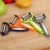 Multicolor Grater Three-in-one Multifunctional Peeling Knife Melon Fruit Kitchen Gadget