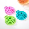 Mini Gel Foldable Collapsible Style Funnel Hopper Kitchen Tools