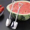 Stainless Steel Coffee Spoon Retro Shovel Ice Cream Spoon Creative Tea-Spoon Fashion Tableware